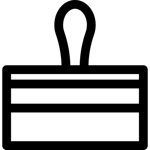 rodillo Basic Rounded Lineal icono