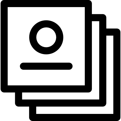 pegatinas Basic Rounded Lineal icono