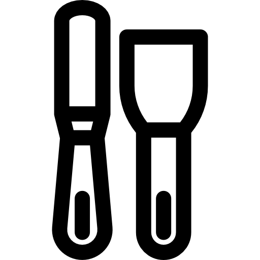 spatole Basic Rounded Lineal icona