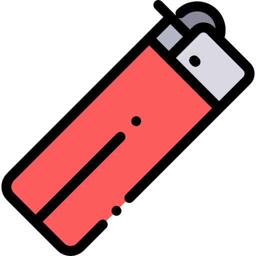 feuerzeug Detailed Rounded Lineal color icon