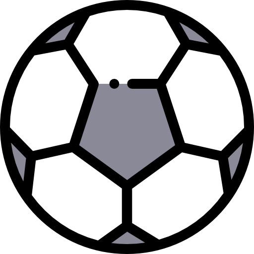 fútbol Detailed Rounded Lineal color icono