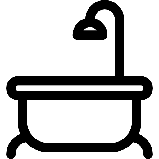 バスタブ Basic Rounded Lineal icon