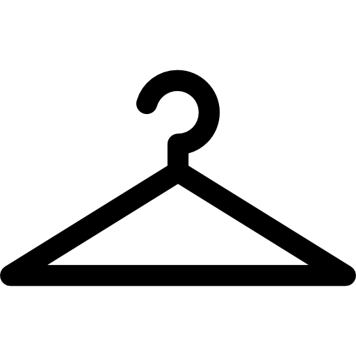 ハンガー Basic Rounded Lineal icon