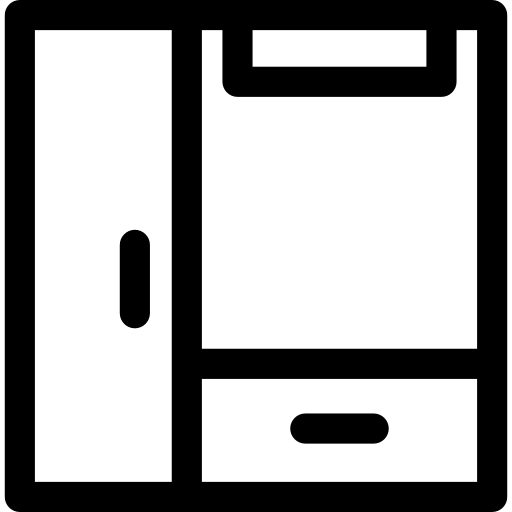 gabinet Basic Rounded Lineal ikona