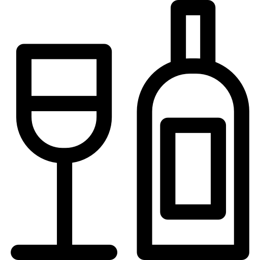 포도주 Basic Rounded Lineal icon