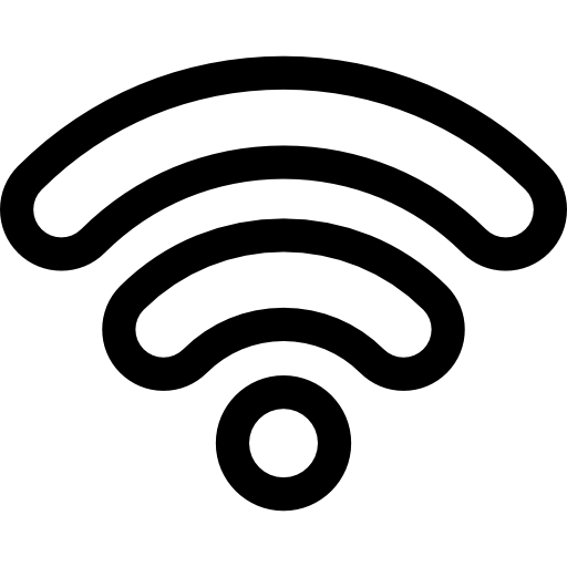 와이파이 Basic Rounded Lineal icon
