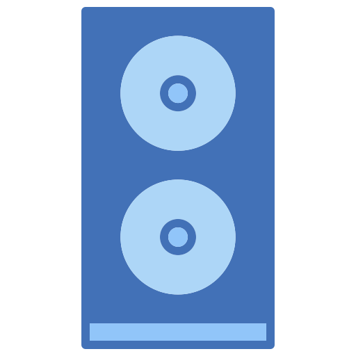 system dzwiękowy Generic color fill ikona