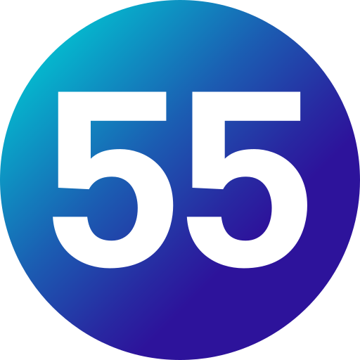 Fifty five Generic gradient fill icon