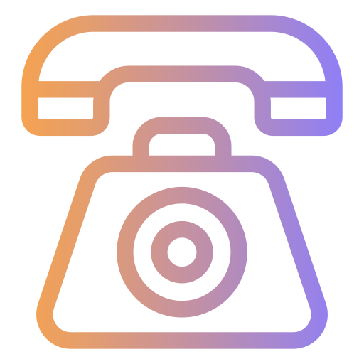 Telephone Generic gradient outline icon