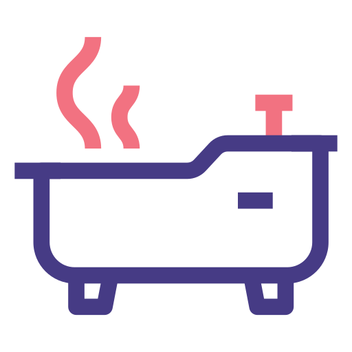 badkuip Generic color outline icoon