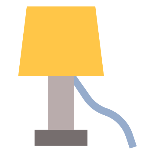 lampada da letto Generic color fill icona