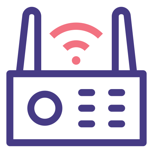 wlan router Generic color outline icon