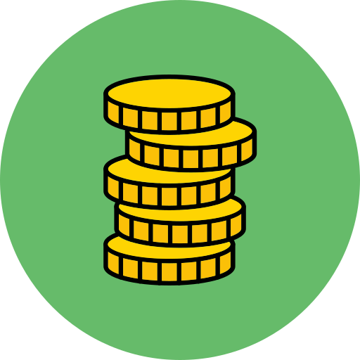 Монеты Generic color lineal-color иконка