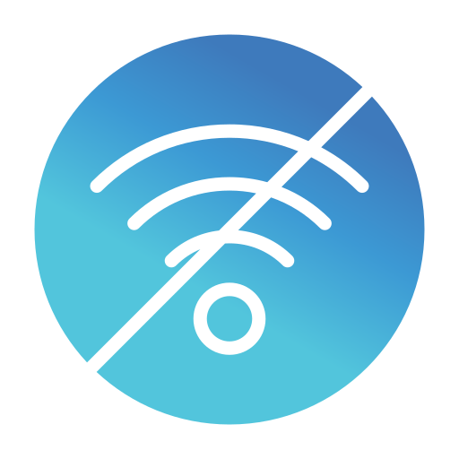 no wifi Generic gradient fill icono