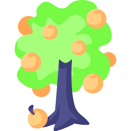 Orange tree Generic color fill icon