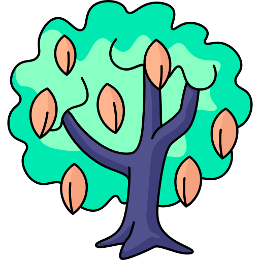 árbol del cacao Generic color outline icono