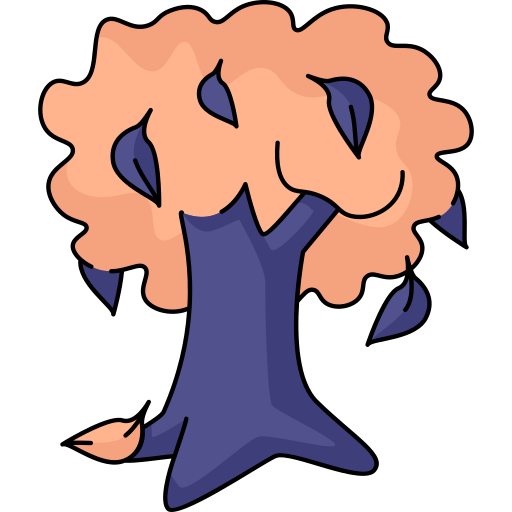 albero d'autunno Generic color outline icona