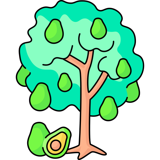 avocado Generic color outline icoon