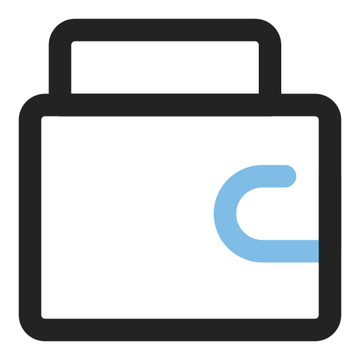 Бумажник Generic color outline иконка