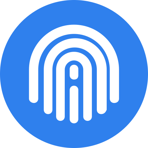 Fingerprint Generic color fill icon