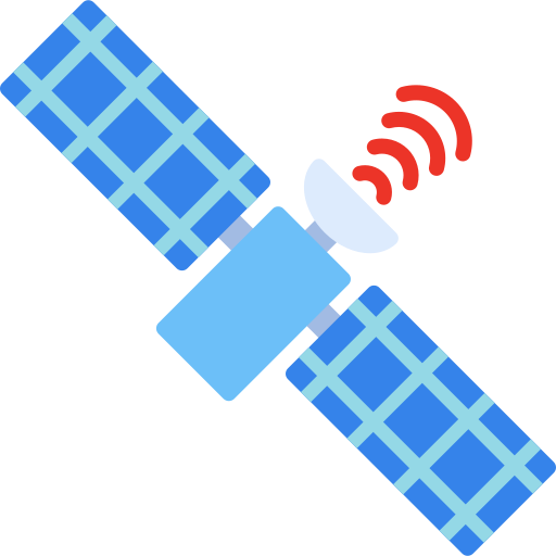 衛星 Generic color fill icon