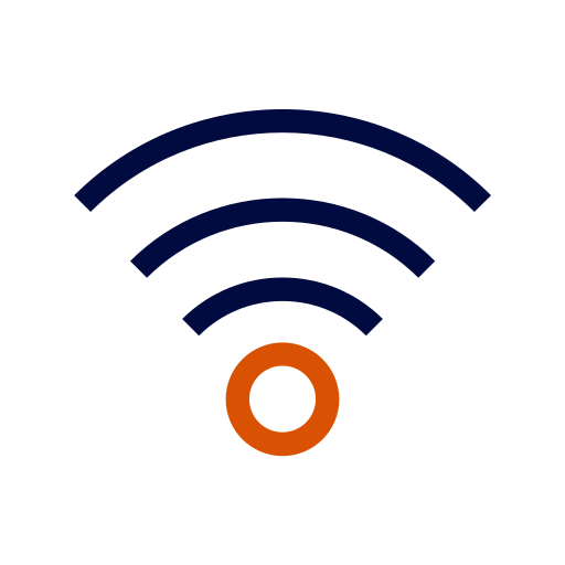 wi-fi Generic color outline ikona