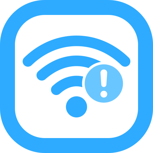 wi-fi 없음 Generic color fill icon