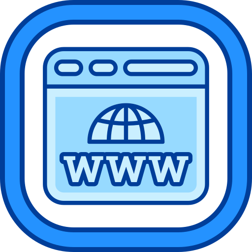 World Wide Web Generic color lineal-color icon
