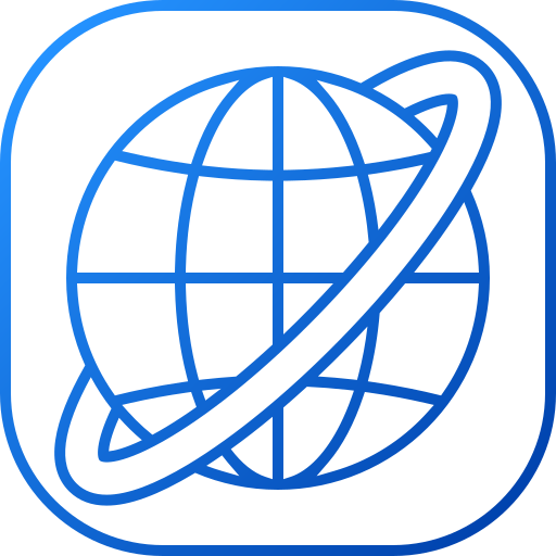 globo terrestre Generic gradient outline icona