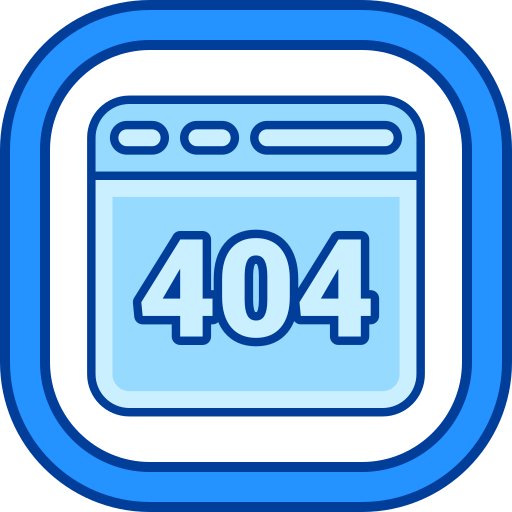 błąd 404 Generic color lineal-color ikona