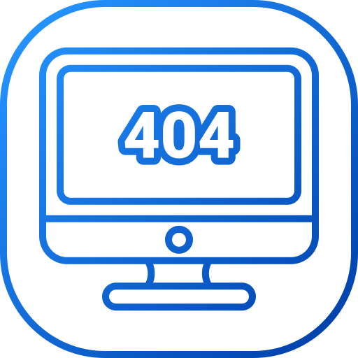 404 fehler Generic gradient outline icon