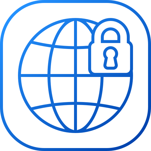 internet sicherheit Generic gradient outline icon