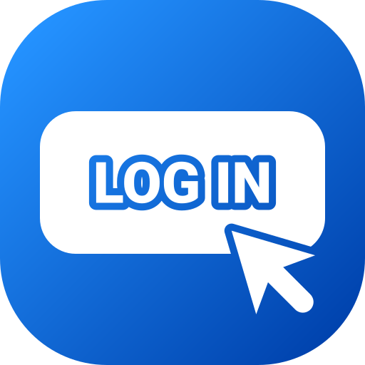 log in Generic gradient fill icoon