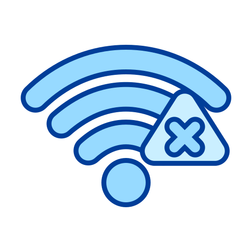 wi-fi 없음 Generic color lineal-color icon