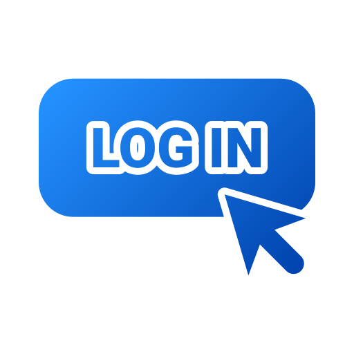 log in Generic gradient fill icoon