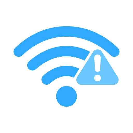 nessuna connessione wi-fi Generic color fill icona