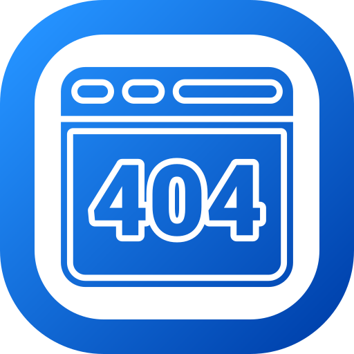 404 fehler Generic gradient fill icon