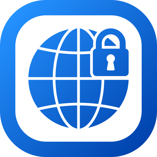 sicurezza internet Generic gradient fill icona
