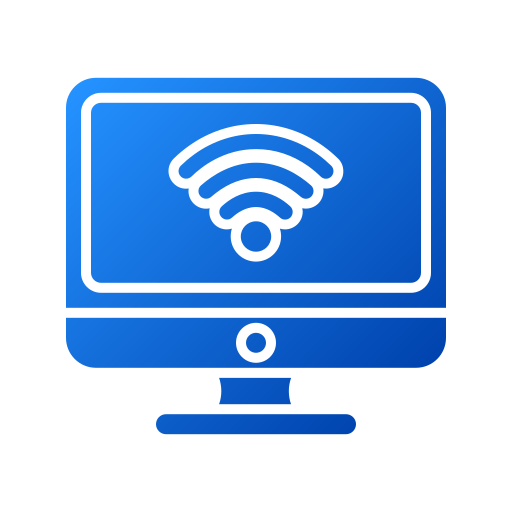 connessione wifi Generic gradient fill icona