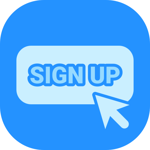 Sign up Generic color fill icon