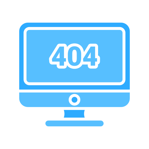 404エラー Generic color fill icon
