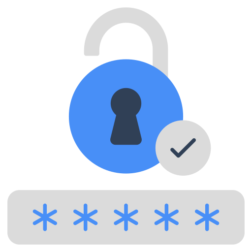 пароль Generic color fill иконка