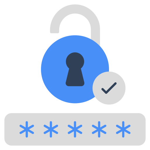 Password Generic color fill icon