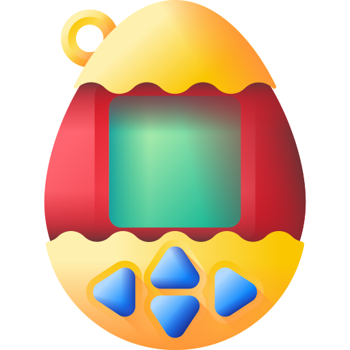 tamagotchi 3D Color icoon