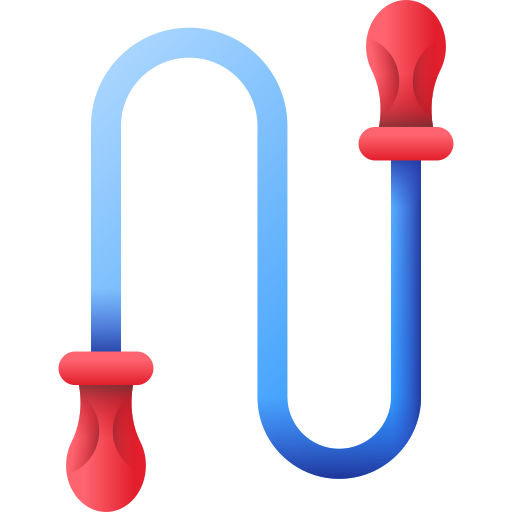 Skipping rope 3D Color icon