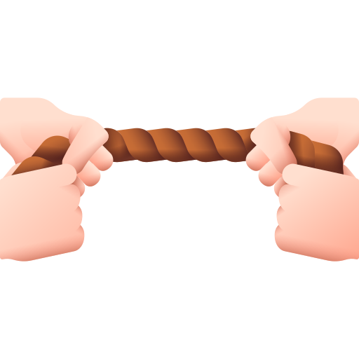 Tug of war 3D Color icon