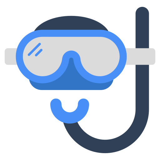 Snorkeling Generic color fill icon