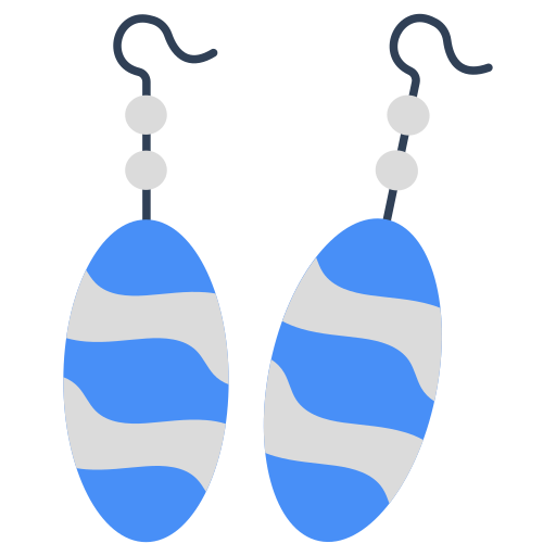 Earings Generic color fill icon