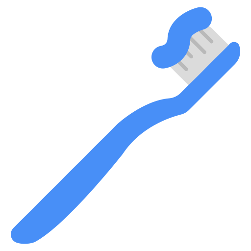 tandenborstel Generic color fill icoon