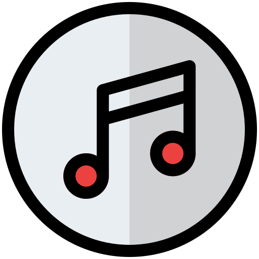 Music note Generic color lineal-color icon